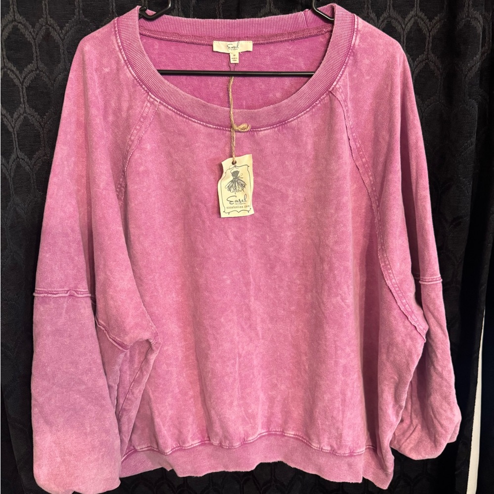 Easel Pink Sweatshirt for Women